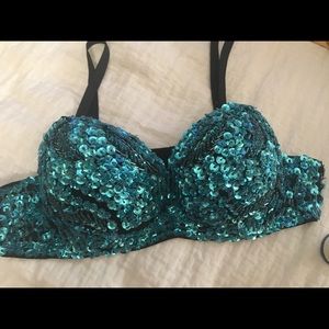 Sequin bra brand new